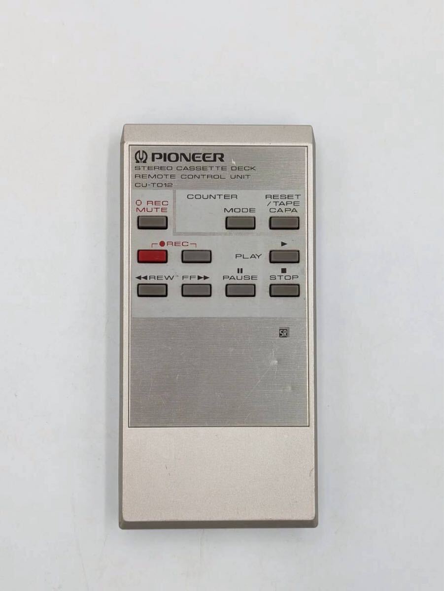 PIONEER パイオニア CU-T012 リモコン STEREO CASSETTE DECK