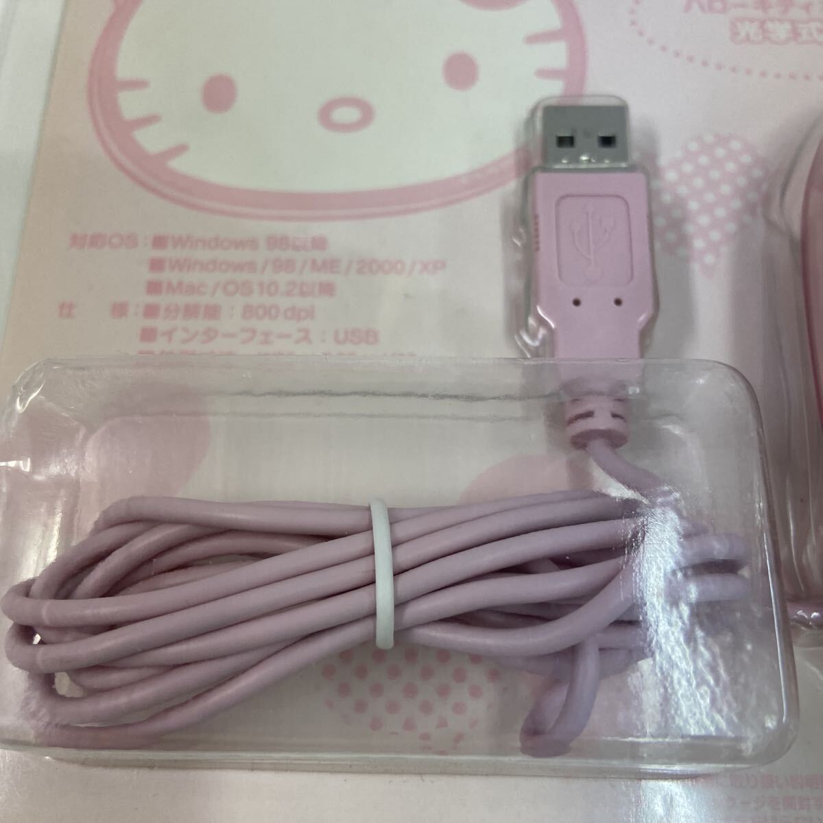 r359 光学式マウス用キティ顔型マウスパッド　　光学式マウス　ハローキティ Hello kitty ピンク_画像4