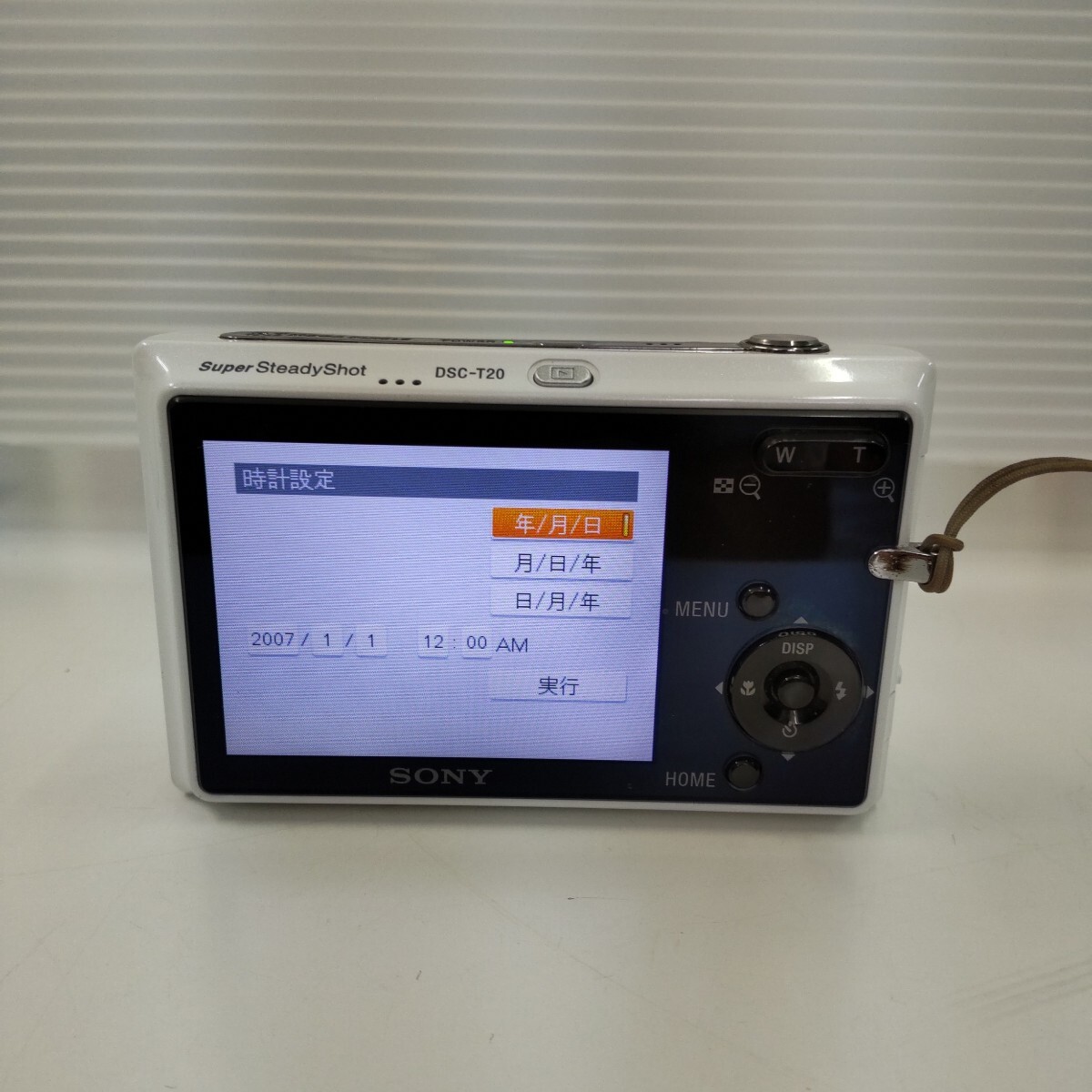 r505 SONY Cyber-shot DSC-T20 ソニー サイバーショット ホワイト コンパクトデジタルカメラ 充電器付き カメラケース付き 通電確認(rèn)済