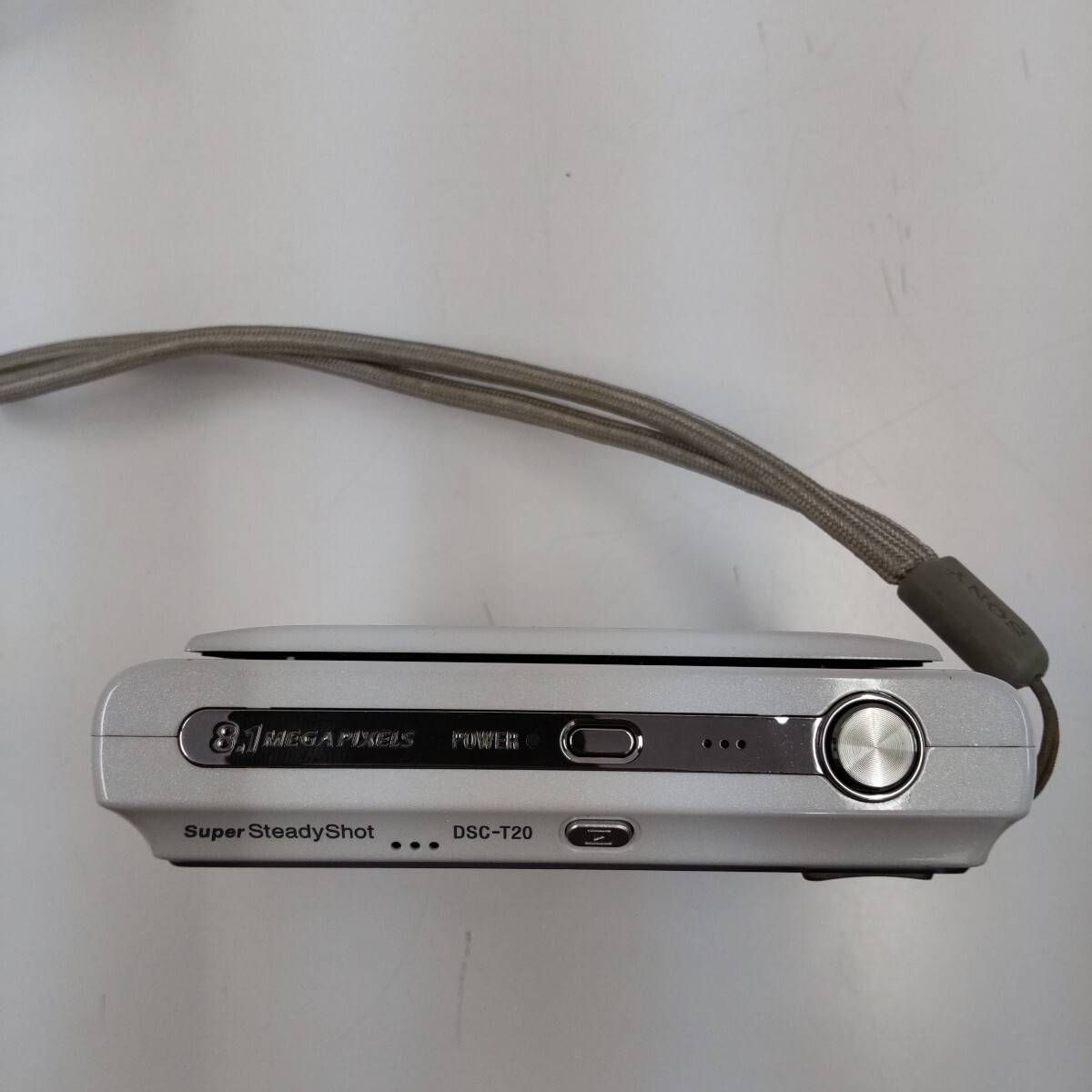 r505 SONY Cyber-shot DSC-T20 ソニー サイバーショット ホワイト コンパクトデジタルカメラ 充電器付き カメラケース付き 通電確認(rèn)済