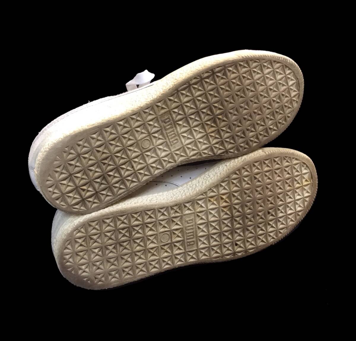 PUMA プーマ sergio rossi セルジオロッシ スニーカー シューズ 靴 スウェード レザー 白 ホワイト 25.5cm メンズ レディース_画像7