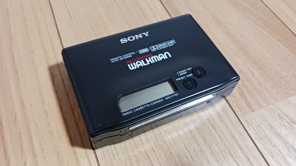 SONY ソニー WALKMAN FM/AMラジオ ポータブルカセットプレーヤー WM-F707 ウォークマン ③_画像2