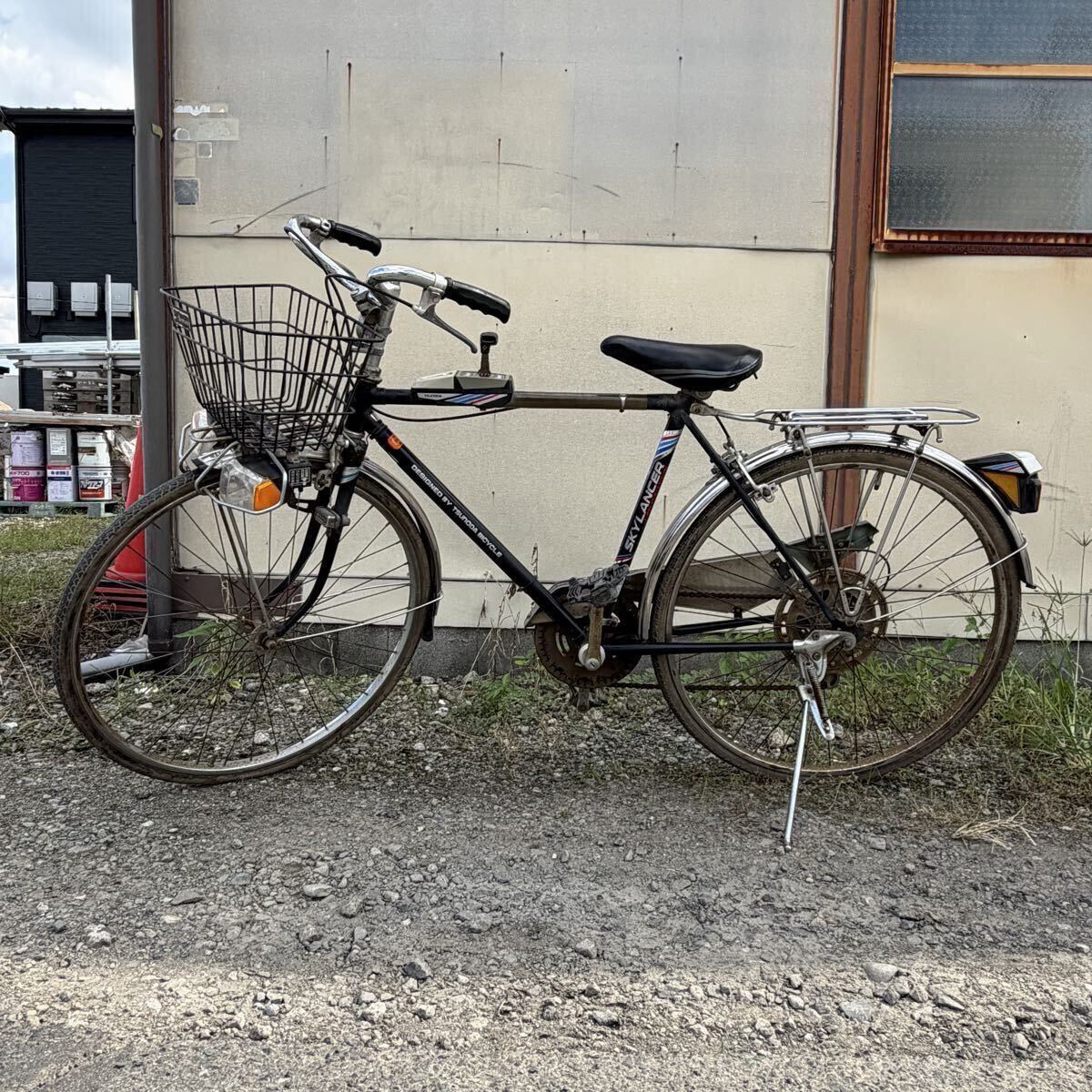 引き取り希望 TSUNODA ツノダ 昭和 レトロ 自転車SKYLANCER デコ チャリ ジャンク_画像1