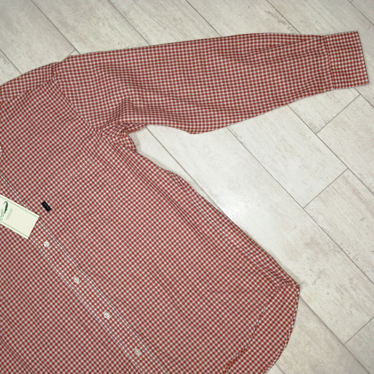 新品/CROCODILE/クロコダイル/チェック/シャツ/ボタンダウン/トップス/メンズ/長袖_画像4