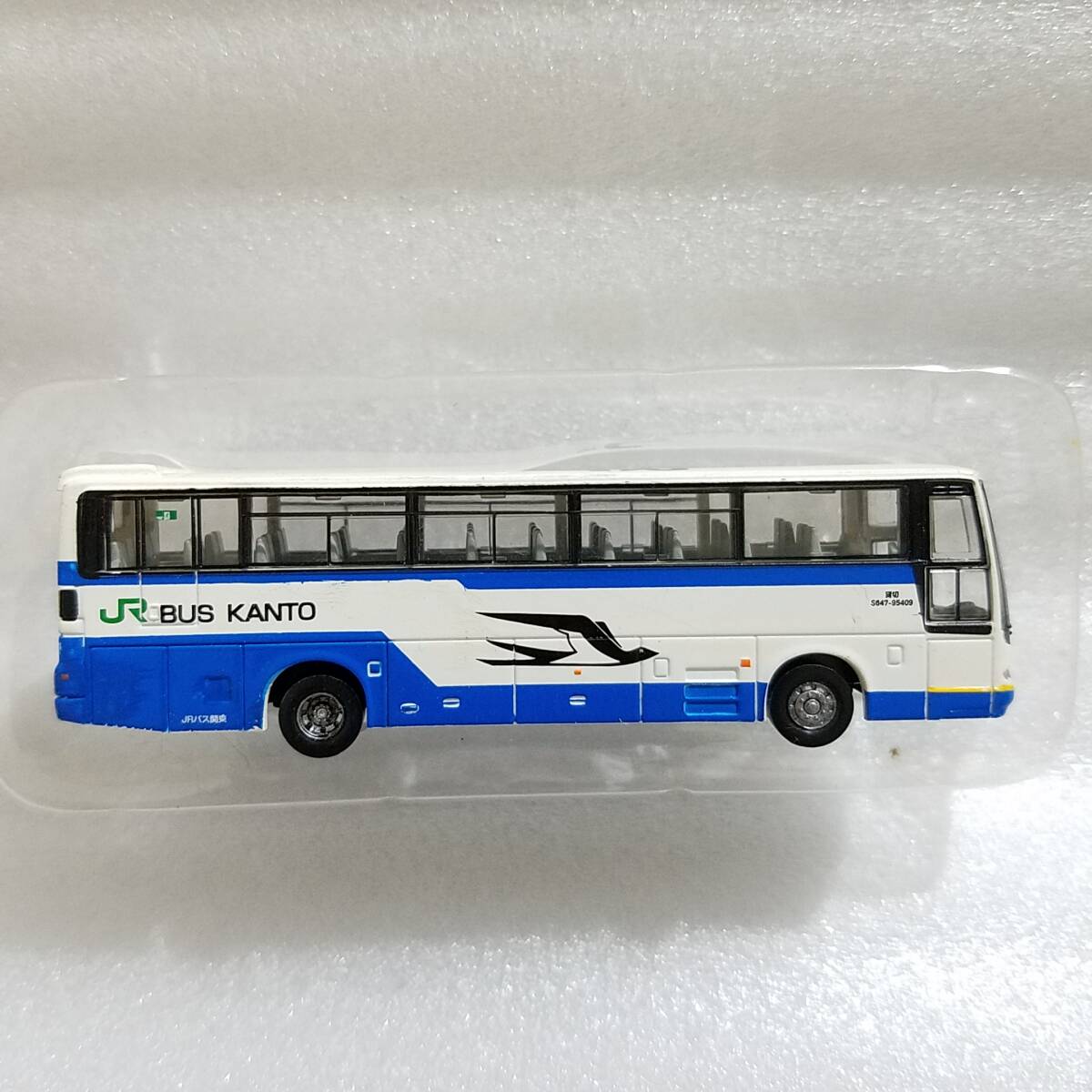 送料290円~新品同様品トミーテック1/150(Nゲージ)ザ・バスコレクション第10弾 日野セレガGDスーパーハイデッカー ジェイアールJRバス関東_画像2