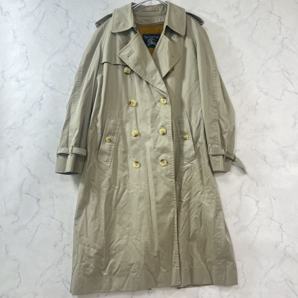 XL～3L バーバリーズ トレンチコート ベージュ ライナー 2way ノバチェック ロング 着丈118大きいサイズ ベージュ メンズ Burberry B1521_画像3