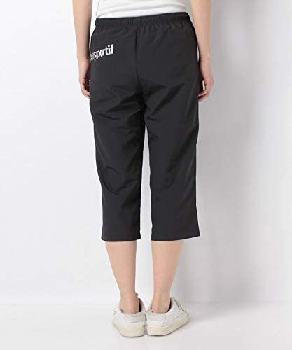 【KCM】Z-lecoq-170-S★展示品★【le coq sportif/ルコック】ウィメンズ　クロスカプリパンツ　QMWPJG21MG　サイズS　ブラック_画像3