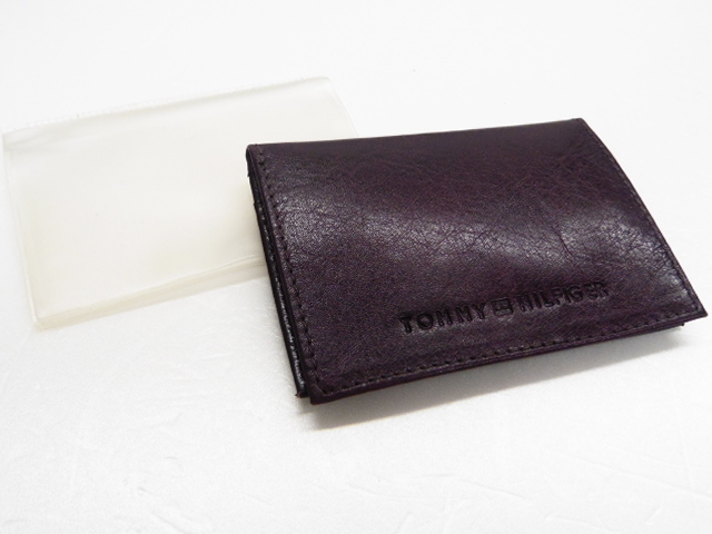 【KCM】TOMMY-4001/05■新品■【TOMMY HILFIGER/トミー】 パスケース&カードケース付 二つ折り財布 ブラウン■_画像7