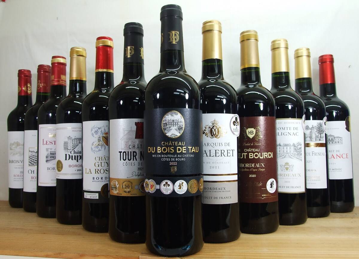 即決！ボルドー金賞受賞12本●格上ボルドー?オー?メドック/5冠 自然派 HVE認証他オール金賞フランス?ボルドーワイン