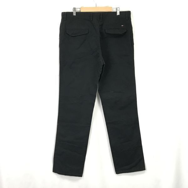 TOMMY HILFIGER/トミーヒルフィガー★コットンパンツ【Mens size -35/股下83cm/黒/black】Pants/Trousers◆BH218_画像2