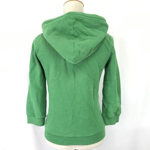ホリスター/HOLLISTER★七分袖/ダブルジップアップパーカー【レディースM/緑/green】Jacket/Jumper◆BH674_画像3