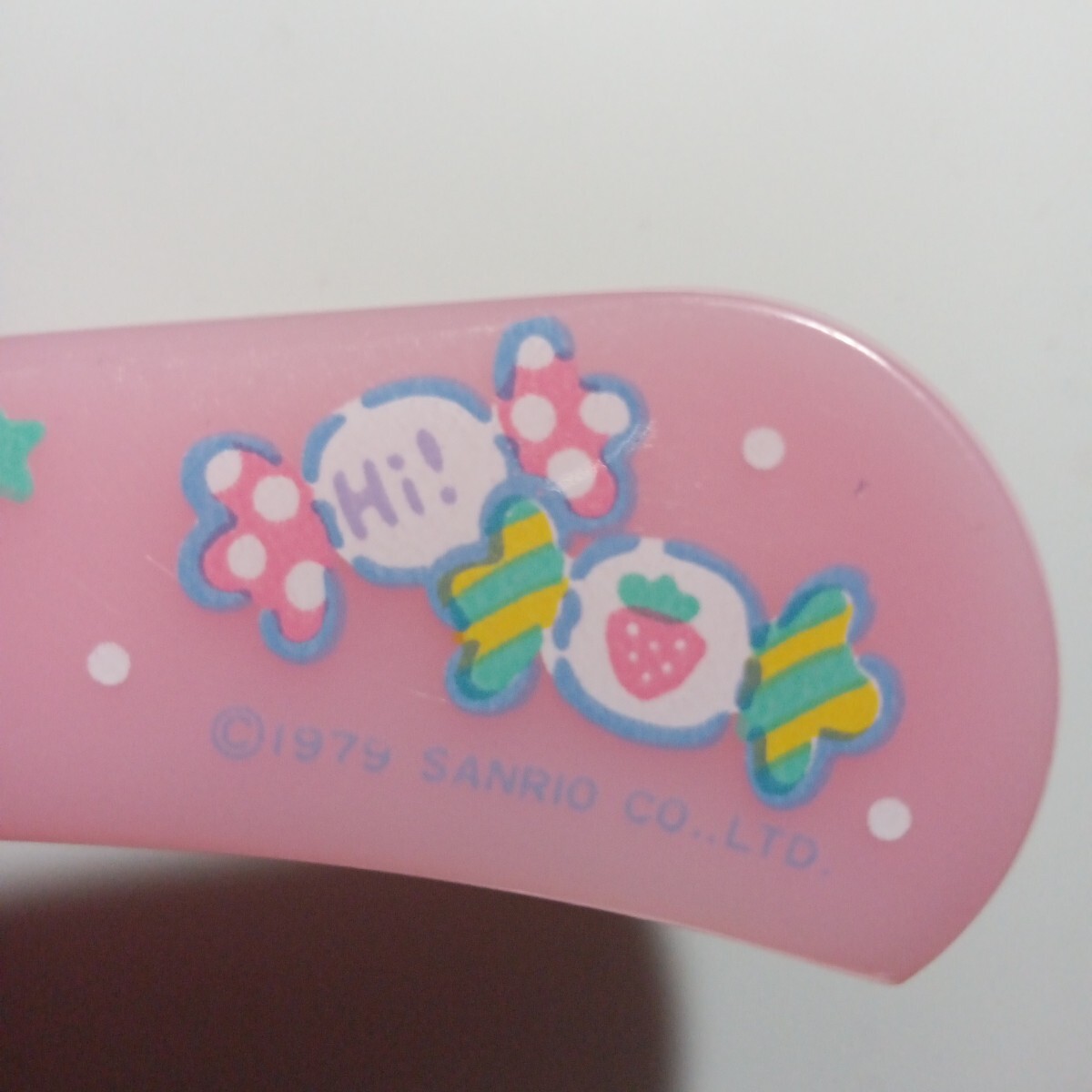 サンリオ　フレッシュパンチ　 くし コーム　當(dāng)時(shí)物　昭和レトロ　1979年　ヘアコーム　SANRIO　櫛