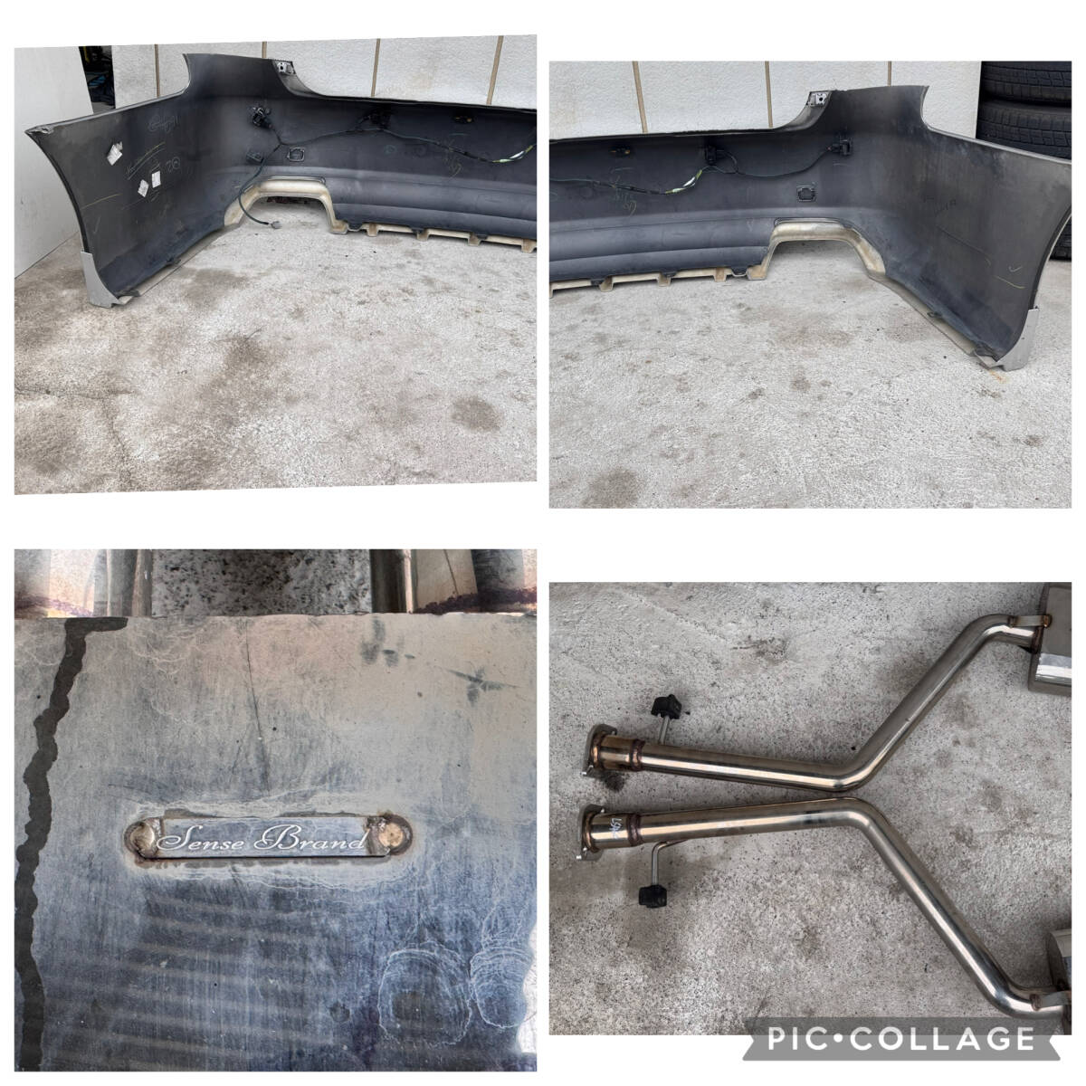 SENSE BRAND センスブランド レクサス LEXUS リアバンパー カラー1F2 USF40 USF41 USF46 40系 LS LS460 マフラー 。。。
