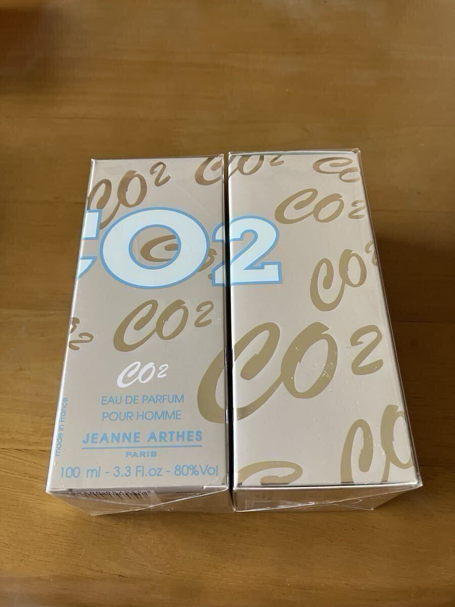 2個セット おまけ付き JEANNE ARTHES PARIS CO2 EAU DE PARFUM POUR HOMME オードパルファム 香水 EDP 送料込み