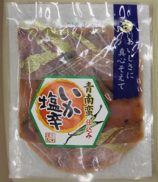 〔業(yè)務(wù)用大量〕青南蠻仕込みいか塩辛1ｋｇ〔E〕北港直販☆イカ☆
