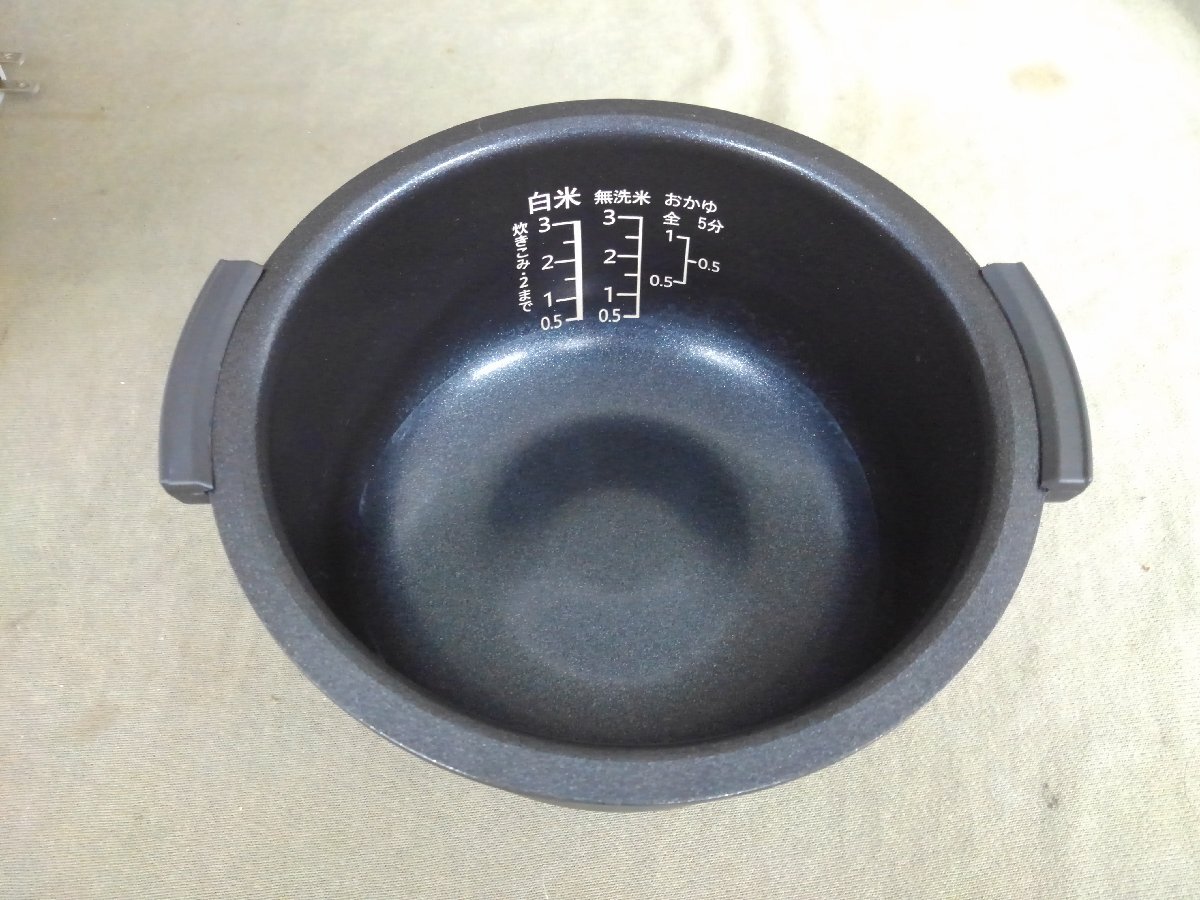 ★５４―００６★炊飯器　シャープ ジャー炊飯器 KS-F5E6-KP（0.5～3合） 動作品 2018年製/ピンク パン調理機能 マイコン 小型 [100]_画像7