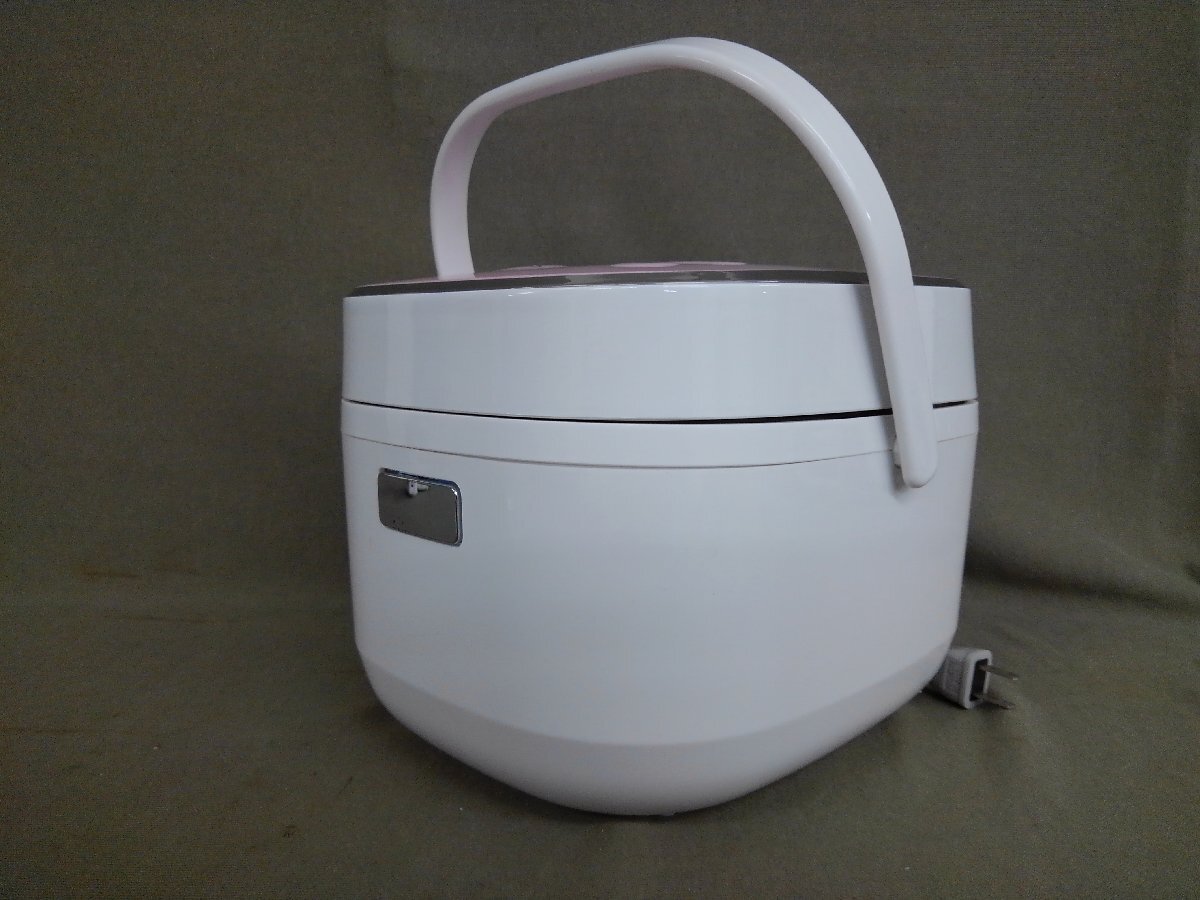 ★５４―００６★炊飯器　シャープ ジャー炊飯器 KS-F5E6-KP（0.5～3合） 動作品 2018年製/ピンク パン調理機能 マイコン 小型 [100]_画像4