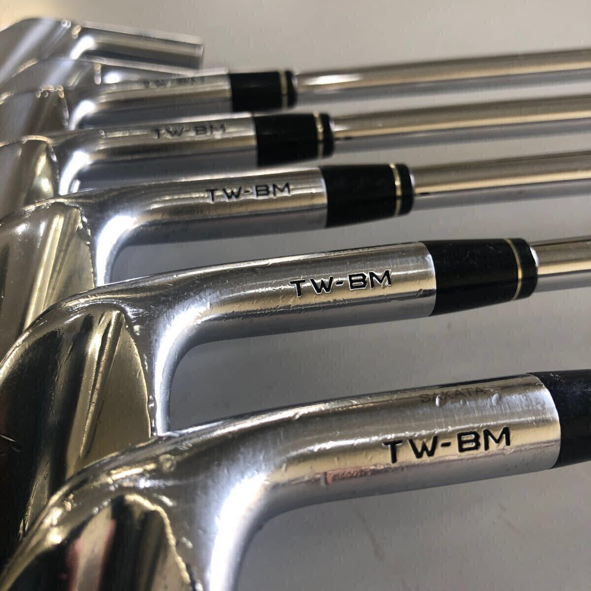 ホンマ　TW-BM 4?10 ４番 ５番 ヘッドのみ ６番?１０番 シャフト付き システム3 ツアー125 X 7本セット 
