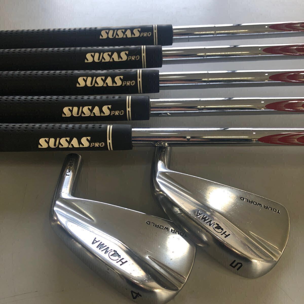 ホンマ　TW-BM 4?10 ４番 ５番 ヘッドのみ ６番?１０番 シャフト付き システム3 ツアー125 X 7本セット 