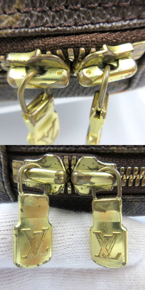 ◎LOUIS VUITTON ルイヴィトン モノグラム ポシェット・ガンジュ M51870 ショルダーバッグ ウエストポーチ 肩掛け 中古 _画像5