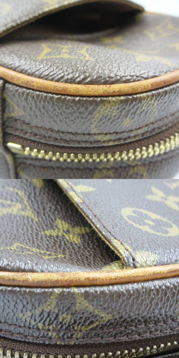 ◎LOUIS VUITTON ルイヴィトン モノグラム ポシェット・ガンジュ M51870 ショルダーバッグ ウエストポーチ 肩掛け 中古 _画像9