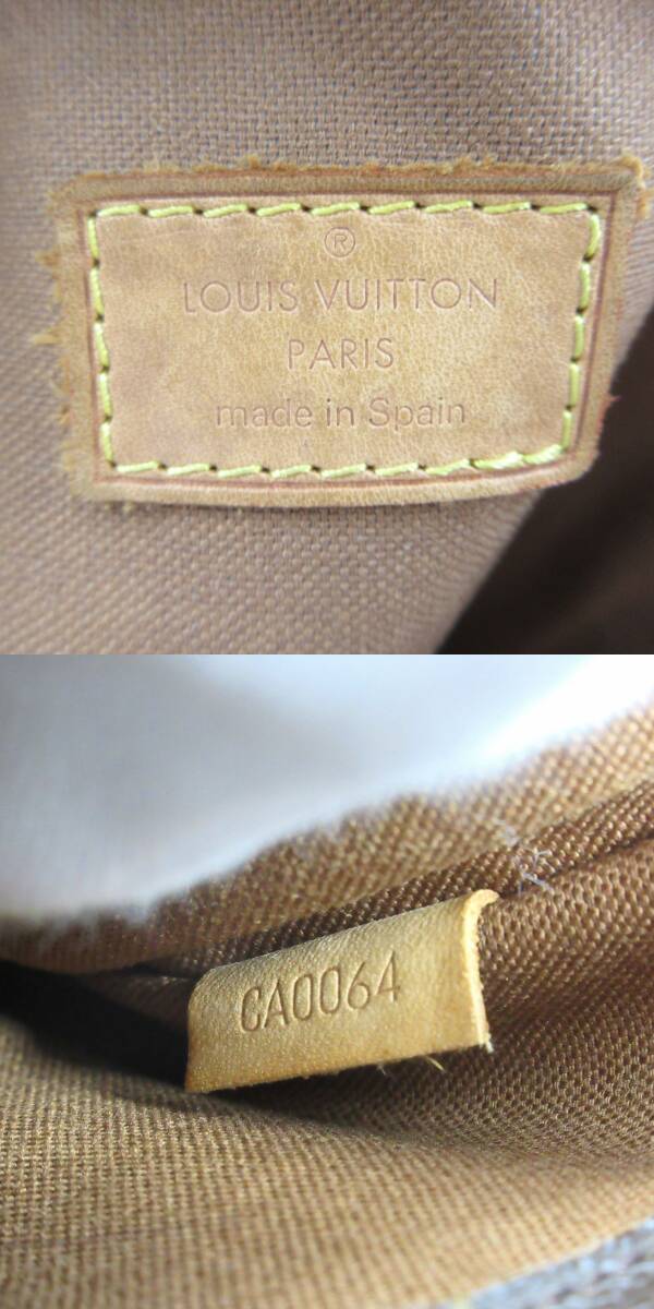 ◎LOUIS VUITTON ルイヴィトン モノグラム ポシェット・ガンジュ M51870 ショルダーバッグ ウエストポーチ 肩掛け 中古 _画像8