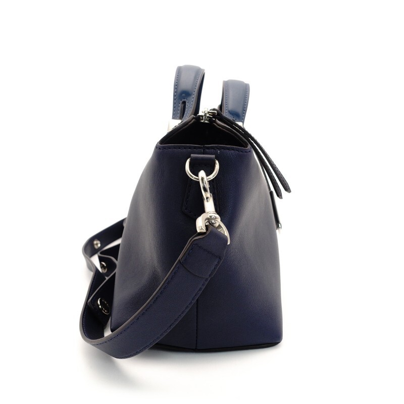フェンディ FENDI バイザウェイ ミディアム ブルー系 ハンドバッグ ショルダーバッグ レザー 2way 7-9-482_画像4