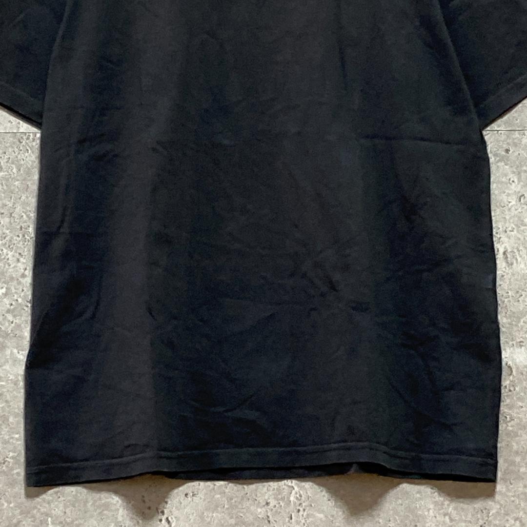 マーベラスバイピエロ(M)半袖Tシャツ*フロント英字プリント*モノトーン*黒系_画像6