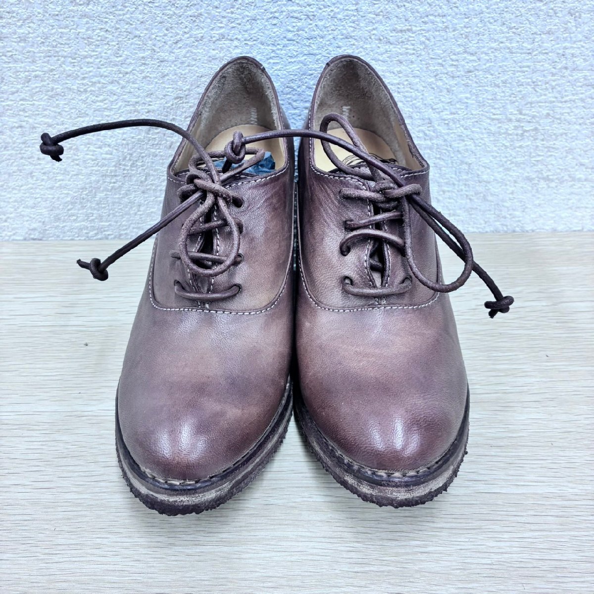 【i25100008】 heel and toe nu コラボ 革靴 36インチ