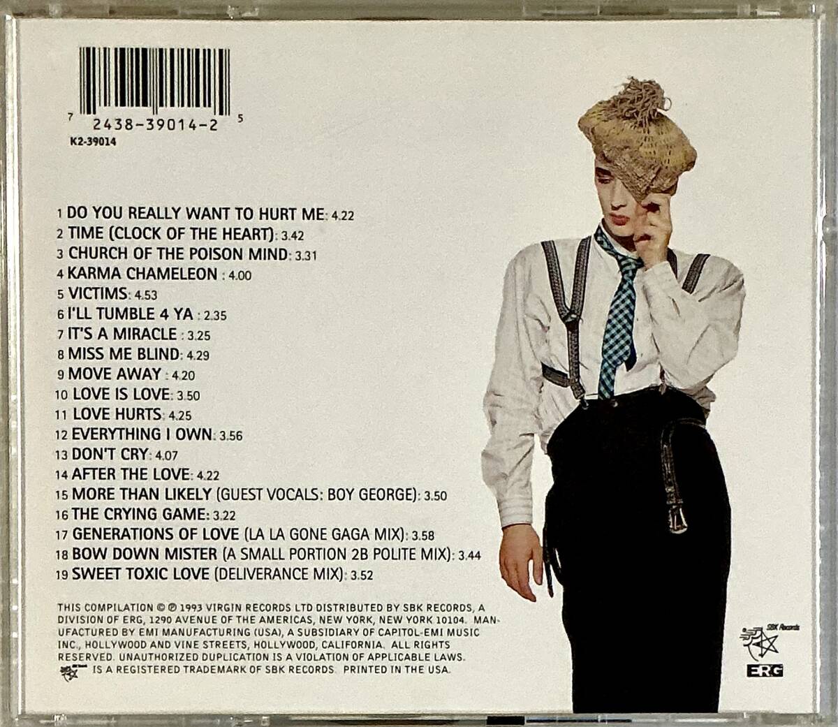 ☆ 輸入盤 ボーイジョージ&カルチャークラブ CD At Worst...The Best of Boy George and Culture Club