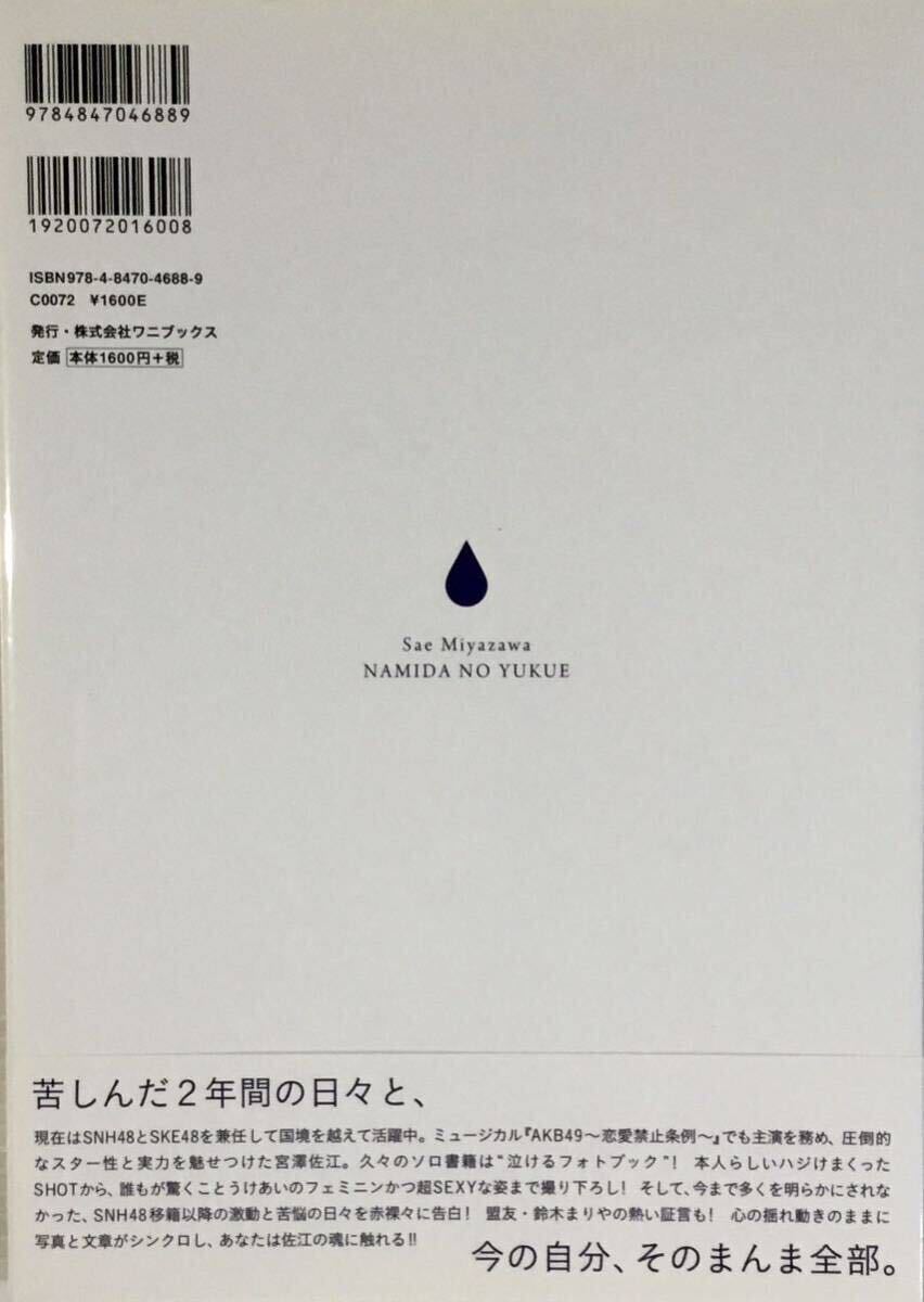 ☆ 宮澤佐江 フォトブック 涙の行方 寫真集 美乳 美女 美乳 美尻 下著 セクシー スレンダー 送料230