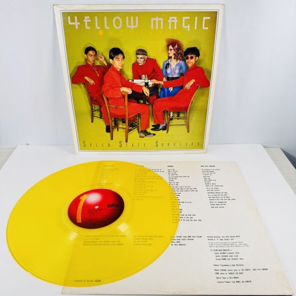 YMO s10 イエロー?マジック?オーケストラ Solid State Survivor LP 黃盤 初回カラーレコード 現(xiàn)狀品