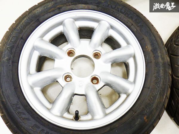 Watanabe 13 дюймовый 5.5J PCD114.3 φ73 175/60R13 шина колесо 4шт.@eito спица Sunny B11 Bluebird супер-скидка Devil Kings немедленная уплата полки