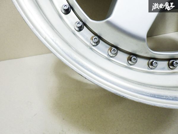 売り切り OZ RACING 17インチ 9J +24 PCD114.3 5H 5穴 φ66 ホイール 2本 R32 R33 R34 スカイライン 激安魔王 即納 棚