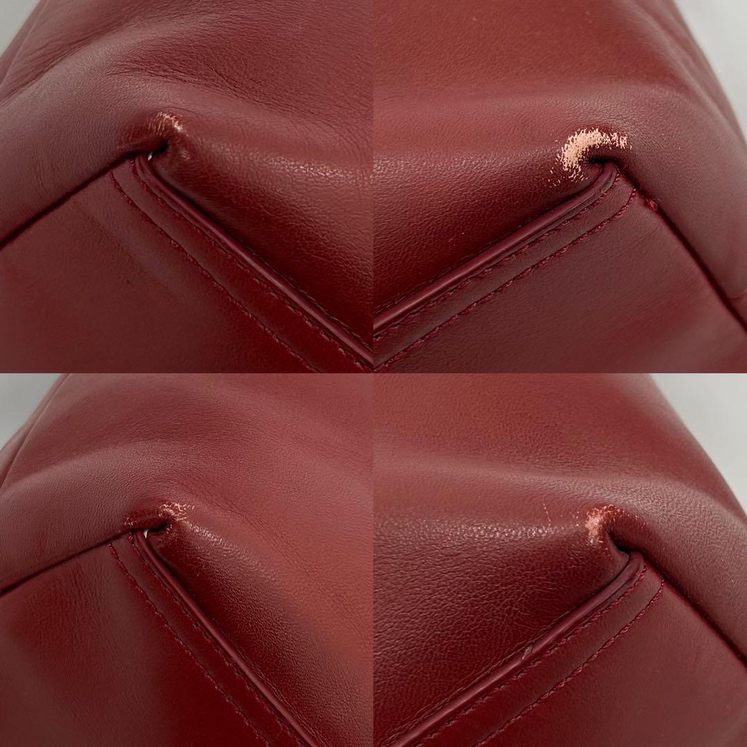 【美品】COACH コーチ 70673 レキシントン ビジネスバッグ トートバッグ レザー 本革 手提げ レッド 赤 A4可 通勤 通学 メンズ_画像3