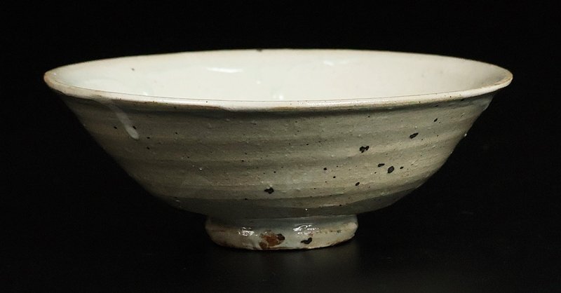 【 北大路魯山人 】秀逸作 粉引茶碗 星岡窯 共箱 保証 16116