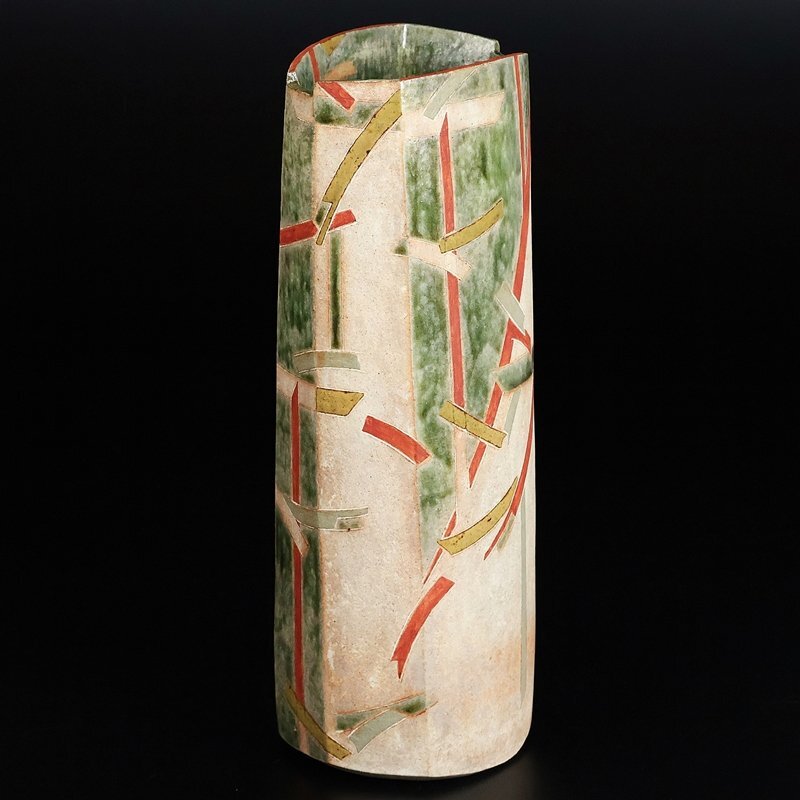 【 和太守卑良 】最上位作 吉花文器 「和太守卑良二十年 花」出品作品！ 共箱 保証 16622