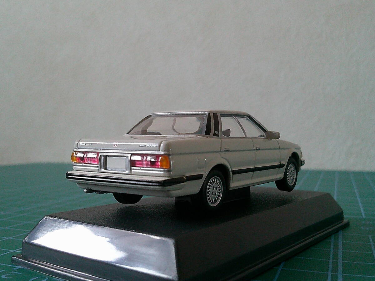 1/64 KONAMI Car of the 80’s EDITION RED TOYOTA MARKⅡ(X70) 1984 白 コナミ トヨタ マーク? GX71型 ダイキャスト制 未展示