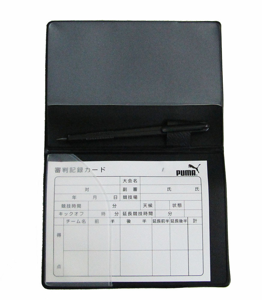 PUMA プーマ 880699 サッカー アクセサリー レフェリーカードケース＋レフリーカード2枚組セット