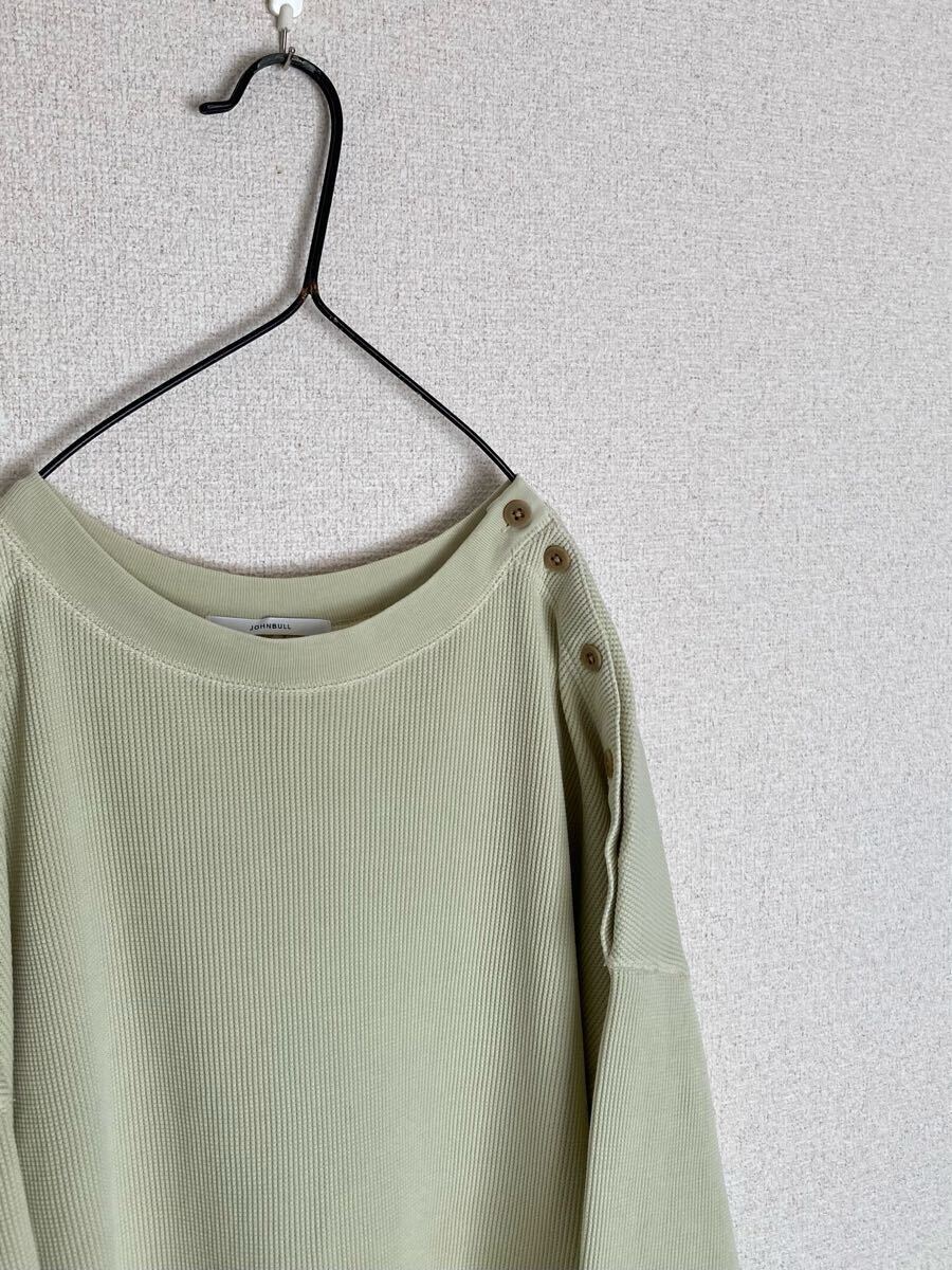 ＊JOHNBULL＊ジョンブル＊肩ボタン ワッフル生地 トップス＊(zo)