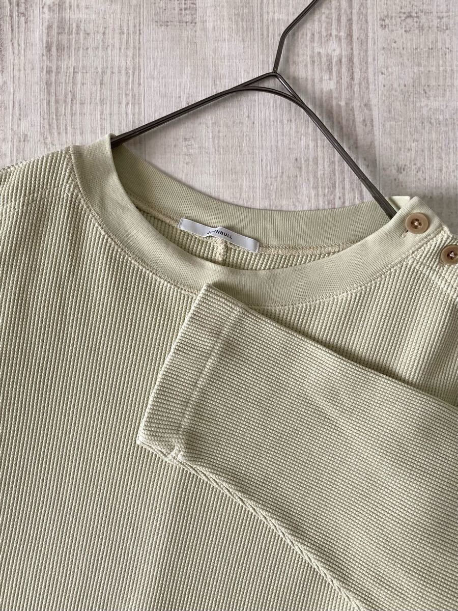＊JOHNBULL＊ジョンブル＊肩ボタン ワッフル生地 トップス＊(zo)