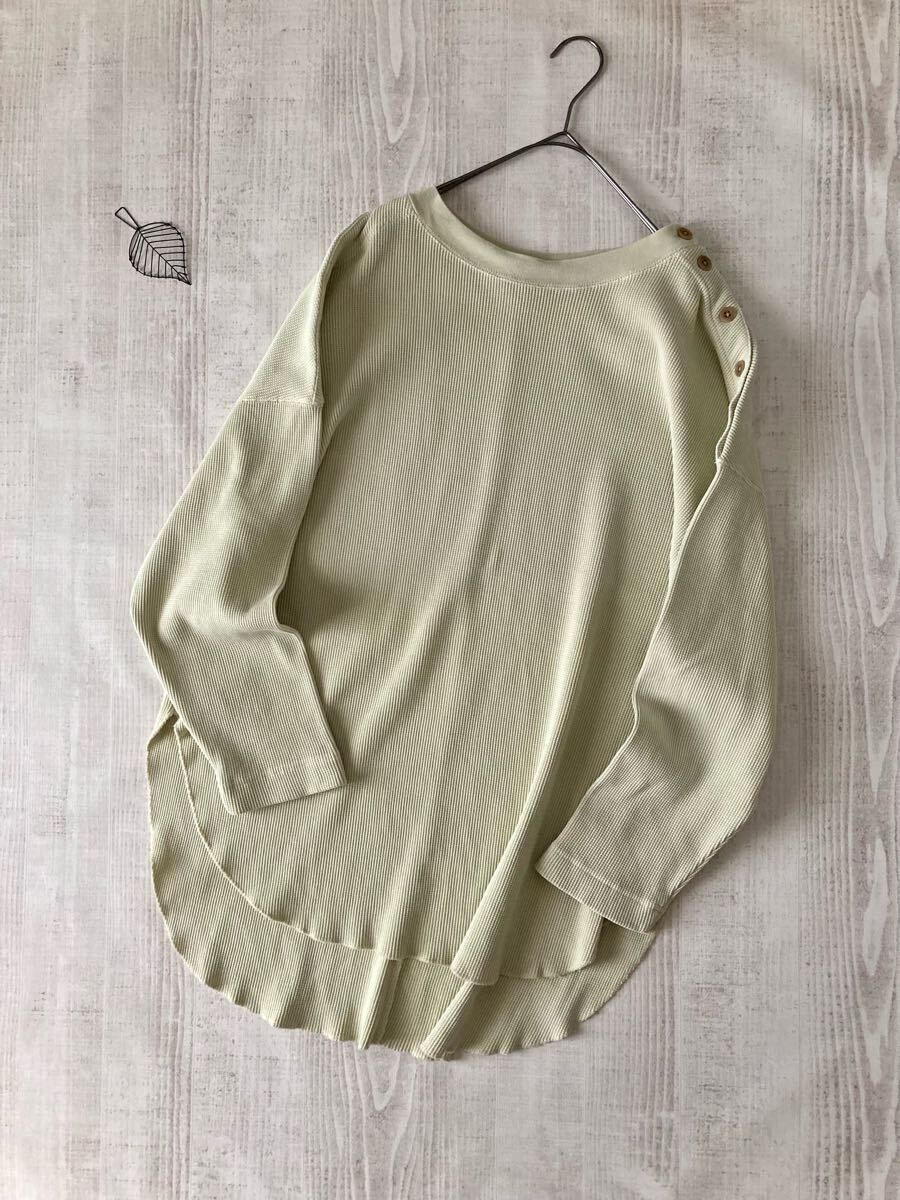 ＊JOHNBULL＊ジョンブル＊肩ボタン ワッフル生地 トップス＊(zo)