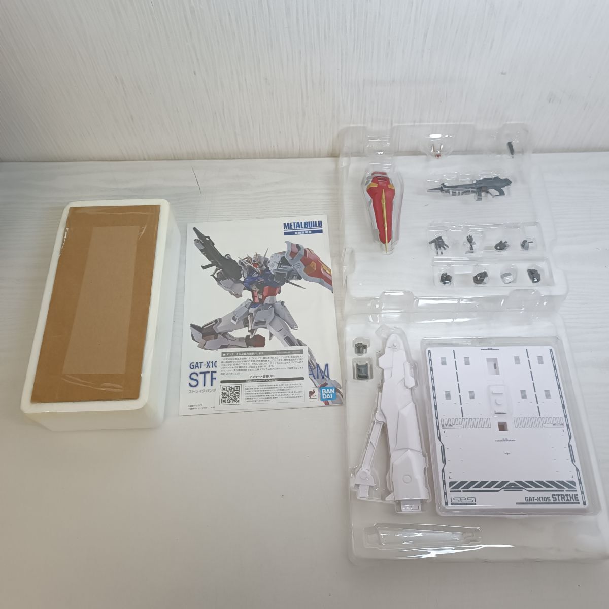 ▲座699【送80】1円～ バンダイ METAL BUILD メタルビルドインフィニティ GAT-X105 ストライクガンダム