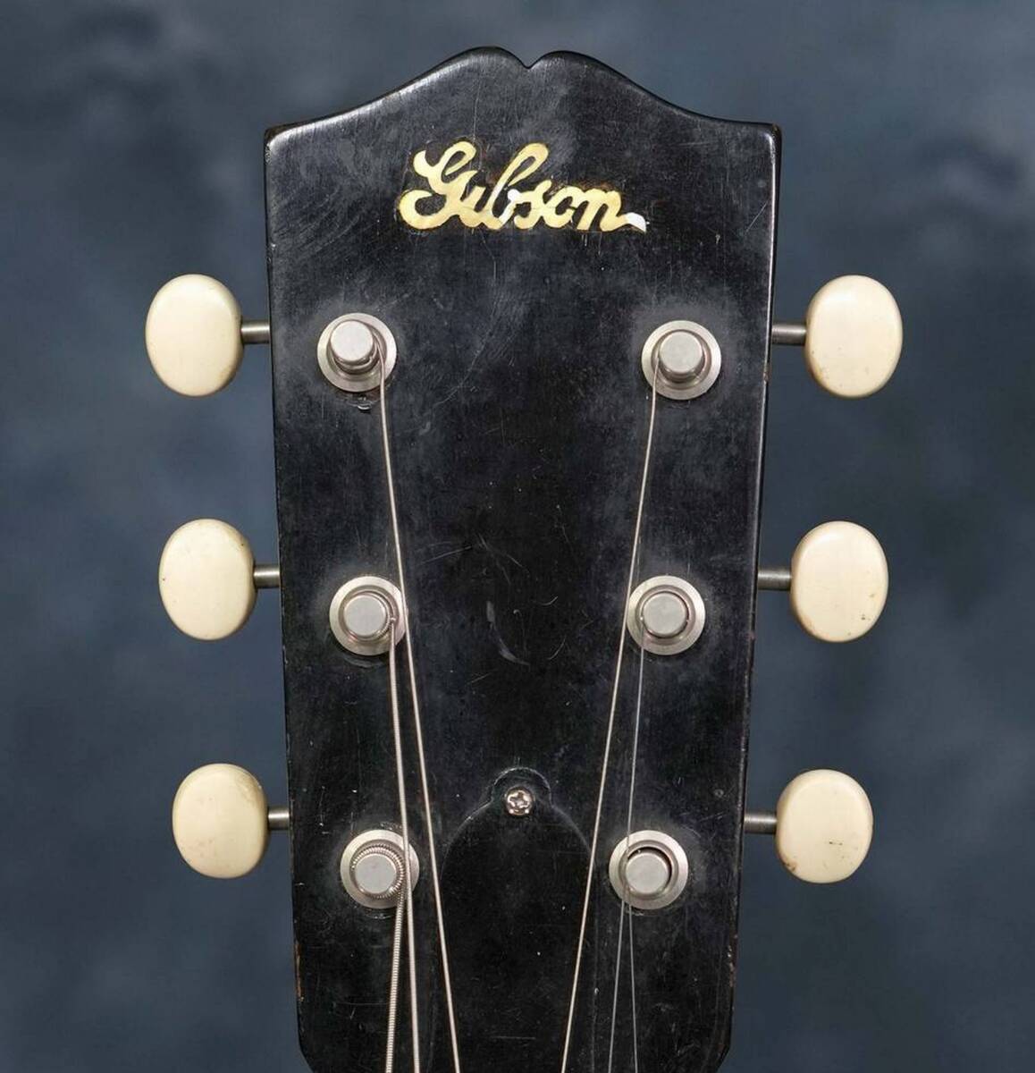 Gibson ネックヘッドロゴ ゴールドパールシェルシール オールドアコギタイプ_画像3