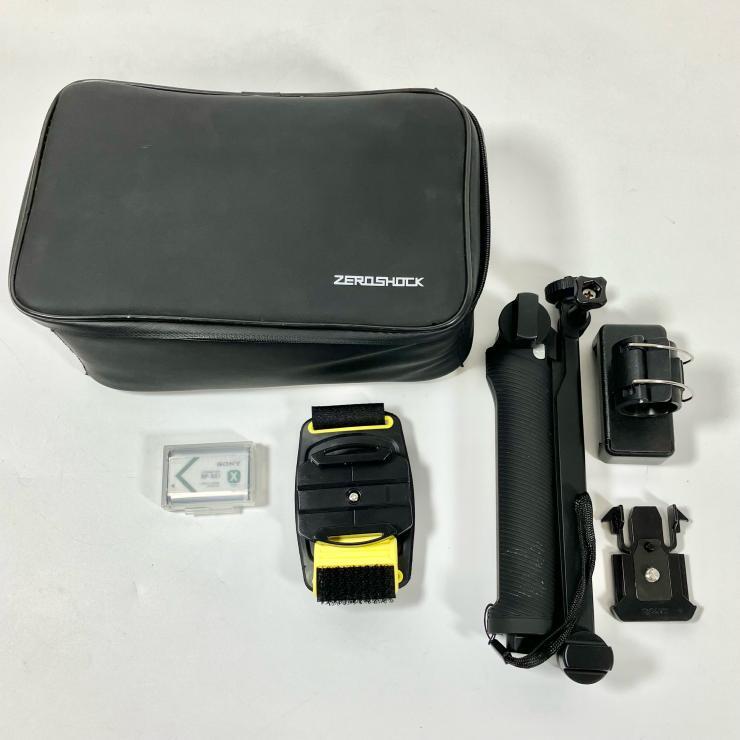 SONY ソニー HDR-AS300R アクションカム カメラ バッテリー付 ケース付 付屬品多數(shù) 【稼働品】