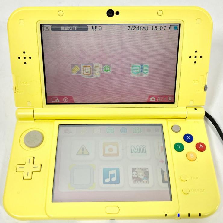【通電可】 Nintendo ニンテンドー 3DS new Nintendo3DSLL RED-001 ゲーム機(jī) ポケモン ピカチュウ