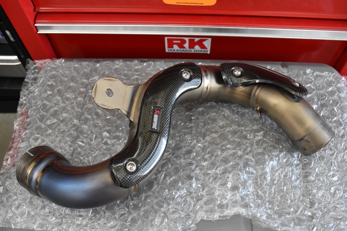 AKRAPOVIC アクラポビッチ リンクパイプ チタン ハイマウント BMW　R NINE T　14～_画像1