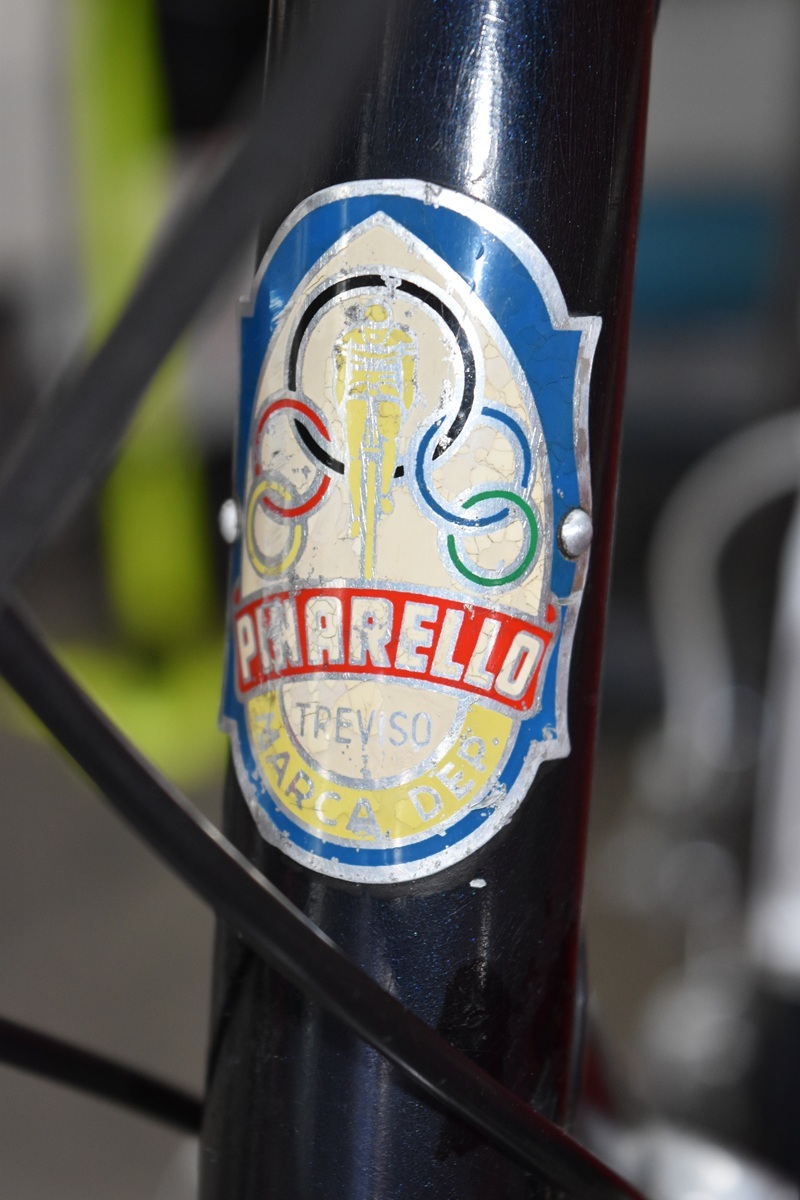 ピナレロPINARELLO　ガヴィアGAVIA　カンパニョーロレコード　8S【一部10ｓ）　550㎜　クロモリ_画像2