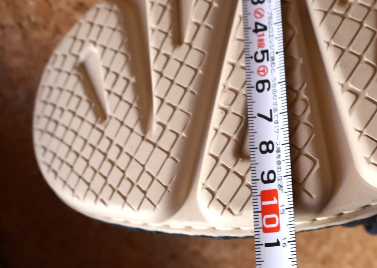 未使用 スペイン COMMONS コモンズ 本革 外羽根レザースニーカー サイドマッケイ ネイビー 40（25cm相当）_画像9