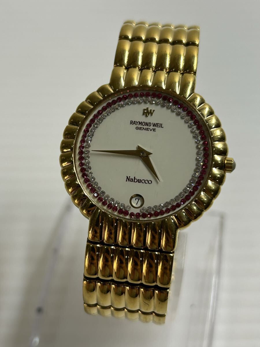 RAYMOND WEIL レイモンドウィル Nabucco クォーツ 4805 腕時計 不動品